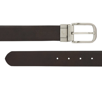 Black Chocolate Franzy Leather Mens Wallet & Belt Gift Set