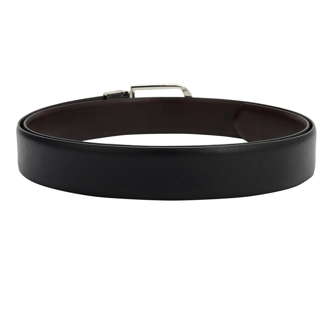 Black Chocolate Franzy Leather Mens Wallet & Belt Gift Set