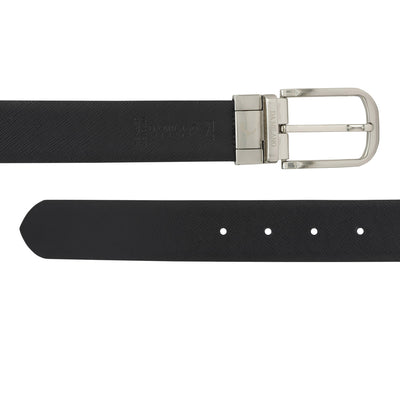 Chocolate Black Franzy Leather Mens Wallet & Belt Gift Set