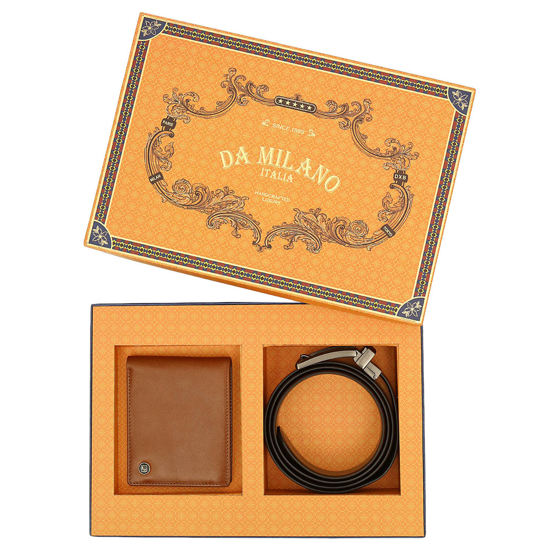 Online Exclusive Men's Gift Set - Cognac & Black