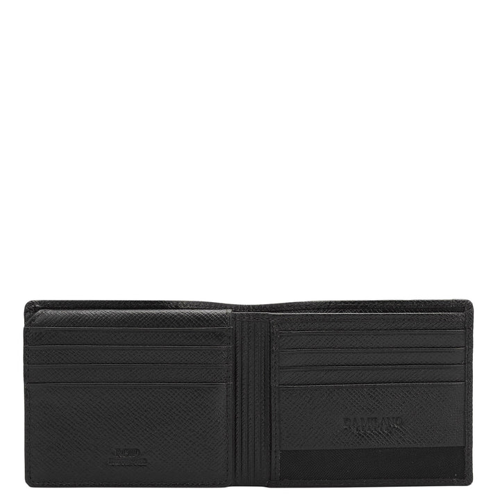 Black Croco Leather Mens Wallet & Belt Gift Set