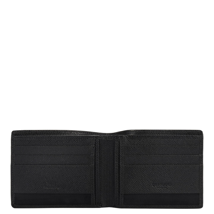 Saffiano Leather Men's Gift Set - Black