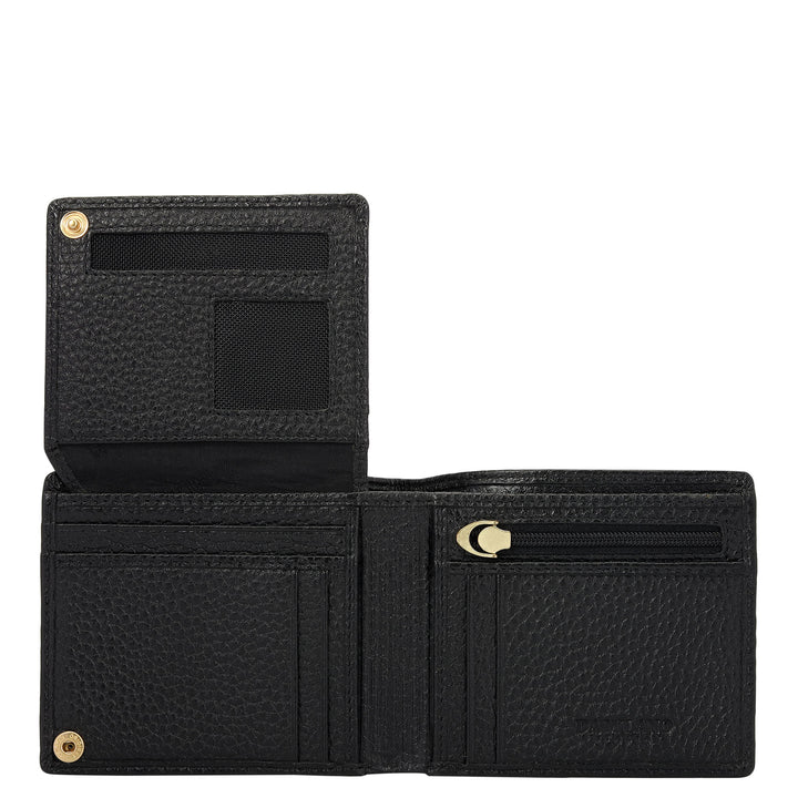Pebble Leather Men's Gift Set - Cognac & Black