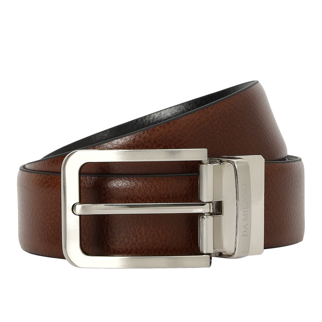 Pebble Leather Men's Gift Set - Cognac & Black