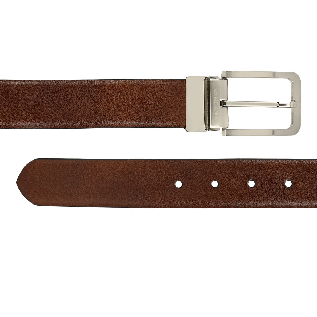 Pebble Leather Men's Gift Set - Cognac & Black
