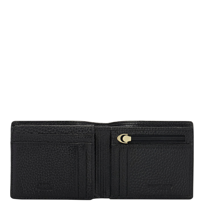 Pebble Leather Men's Gift Set - Cognac & Black