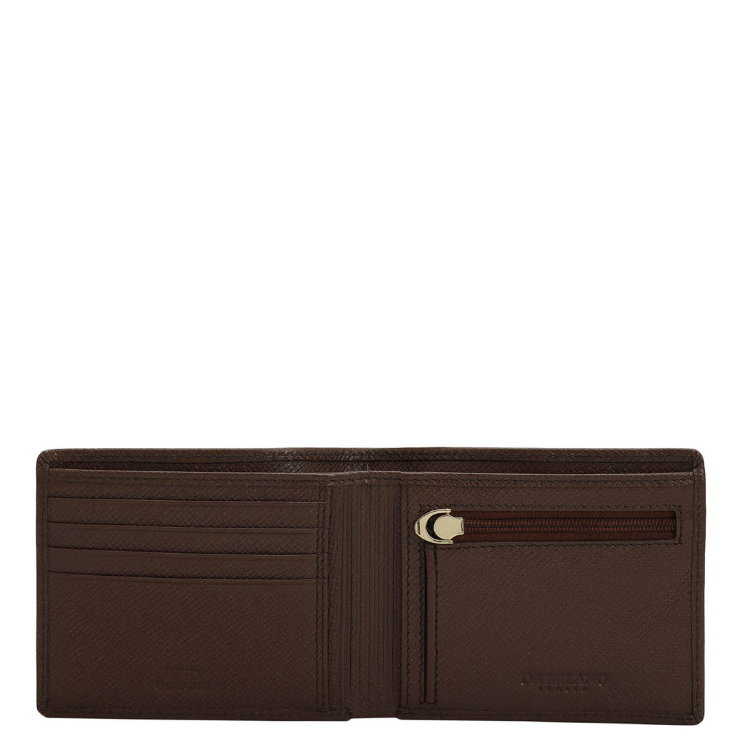 Date Saffiano Franzy Leather Mens Wallet & Belt Gift Set