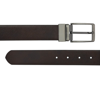 Date Saffiano Franzy Leather Mens Wallet & Belt Gift Set