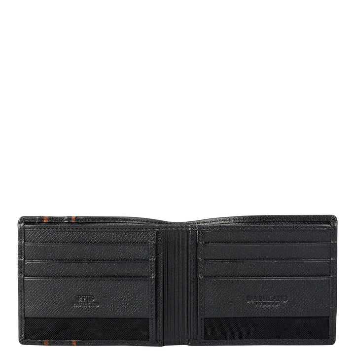 Black Saffiano Franzy Mens Wallet & Belt Gift Set
