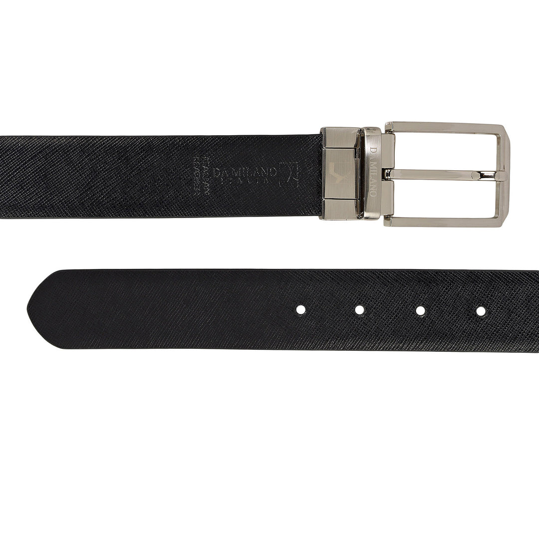 Chocolate Saffiano Franzy Mens Wallet & Belt Gift Set