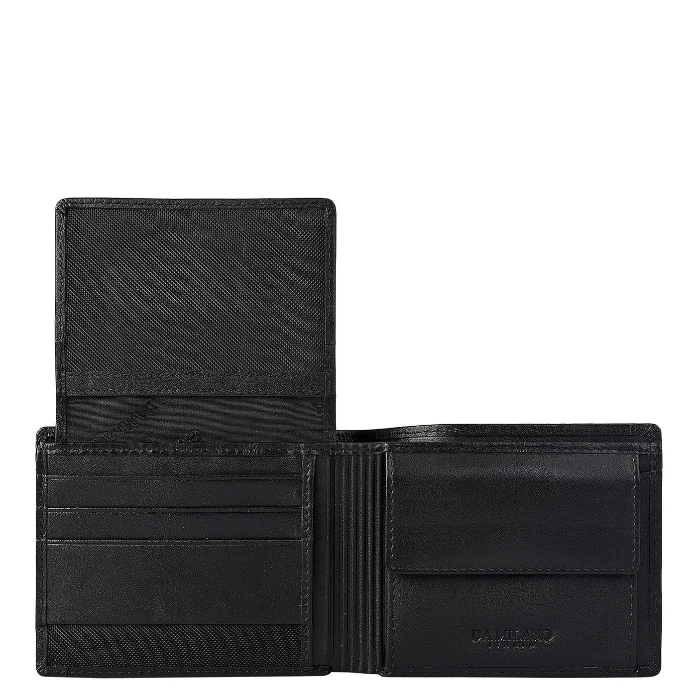 Black Croco Leather Mens Wallet & Belt Gift Set