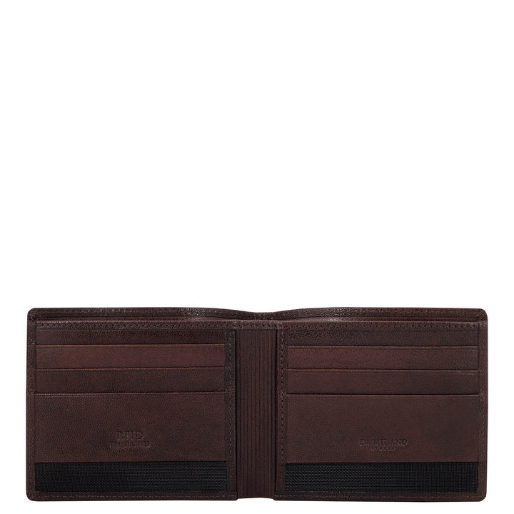 Plain Leather Men's Gift Set - Black & Cognac