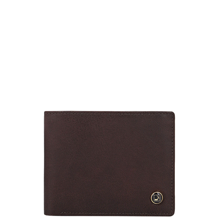 Plain Leather Men's Gift Set - Black & Cognac