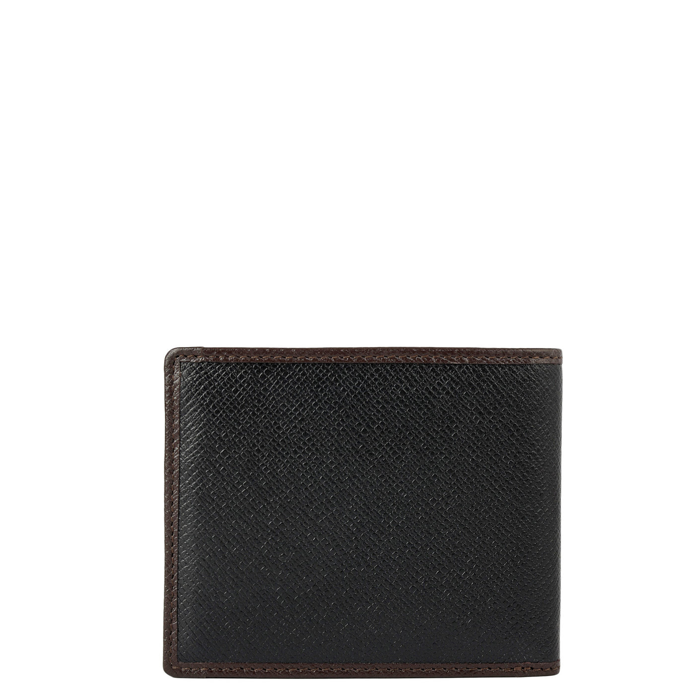 Black Saffiano Franzy Leather Mens Wallet & Belt Gift Set
