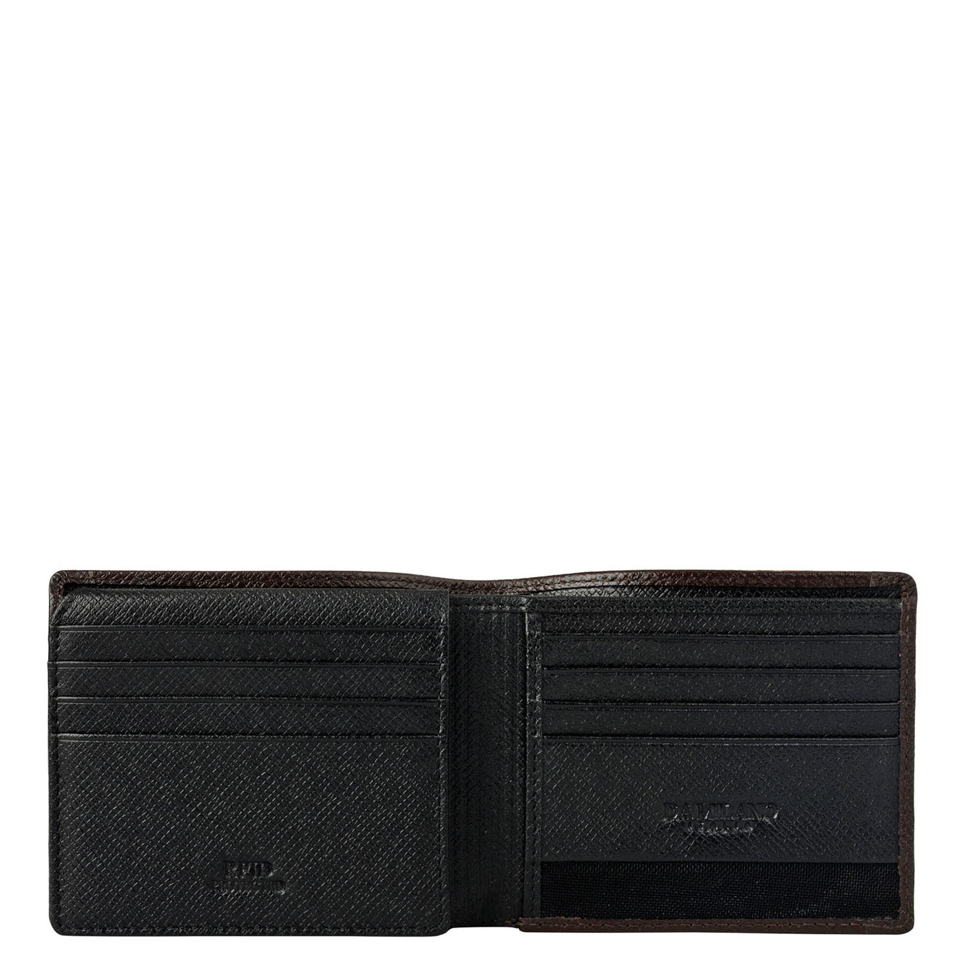 Black Saffiano Franzy Leather Mens Wallet & Belt Gift Set