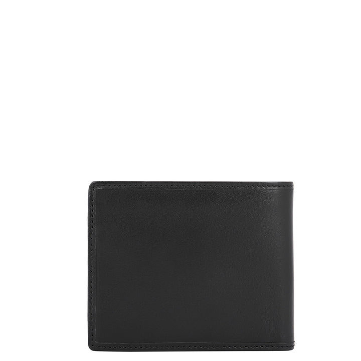 Plain Leather Men's Gift Set - Black