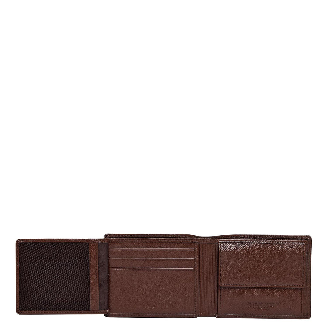 Date Saffiano Franzy Leather Mens Wallet & Belt Gift Set