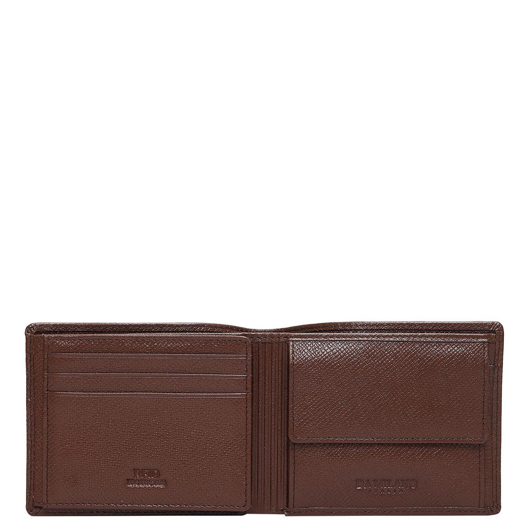 Date Saffiano Franzy Leather Mens Wallet & Belt Gift Set