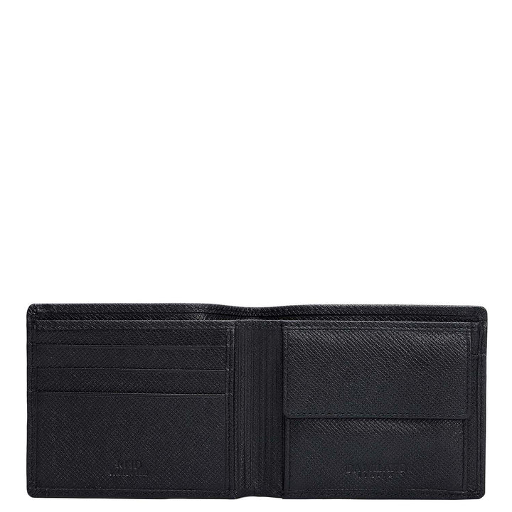 Black Croco Leather Mens Wallet & Belt Gift Set