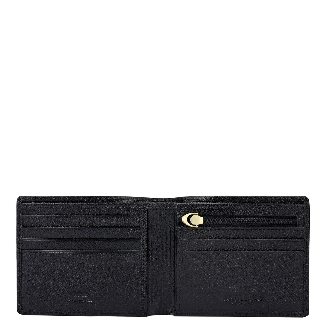 Black Croco Leather Mens Wallet & Belt Gift Set