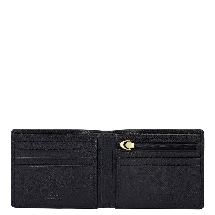 Black Croco Leather Mens Wallet & Belt Gift Set
