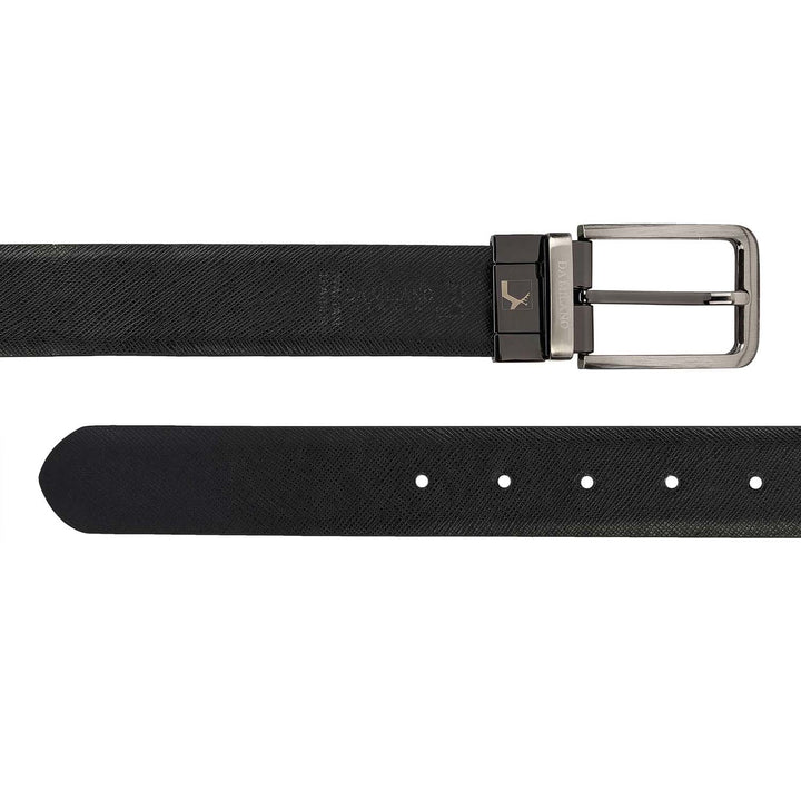 Walnut Saffiano Franzy Leather Mens Wallet & Belt Gift Set