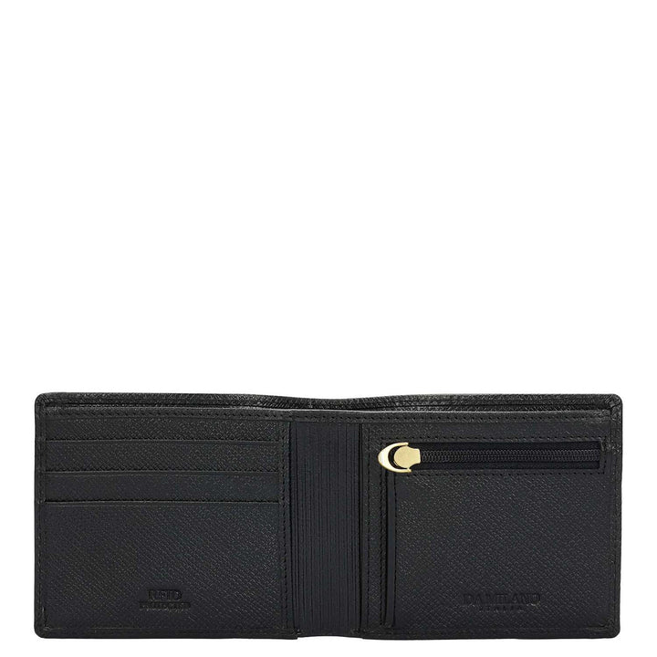 Black Croco Leather Mens Wallet & Belt Gift Set