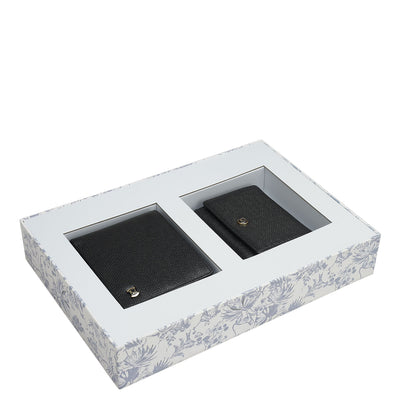 Black Franzy Mens & Ladies Wallet Gift Set