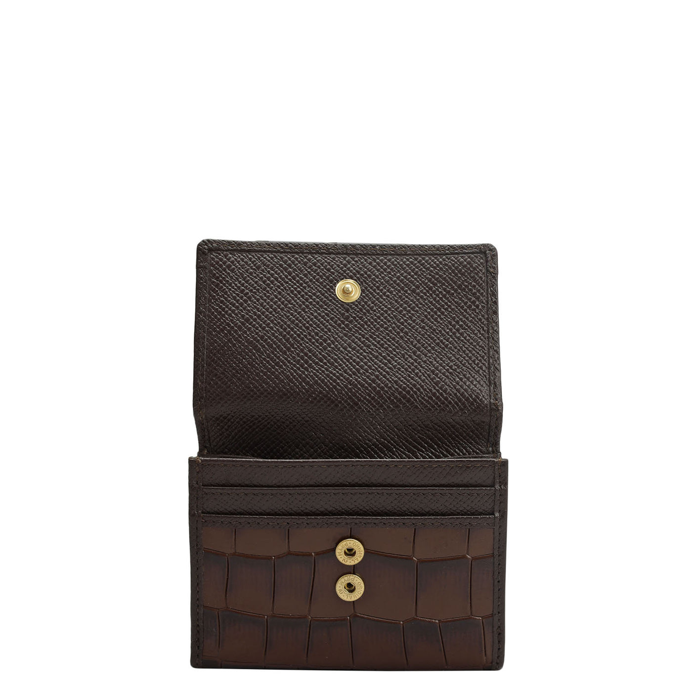 Brown Croco Mens & Ladies Wallet Gift Set