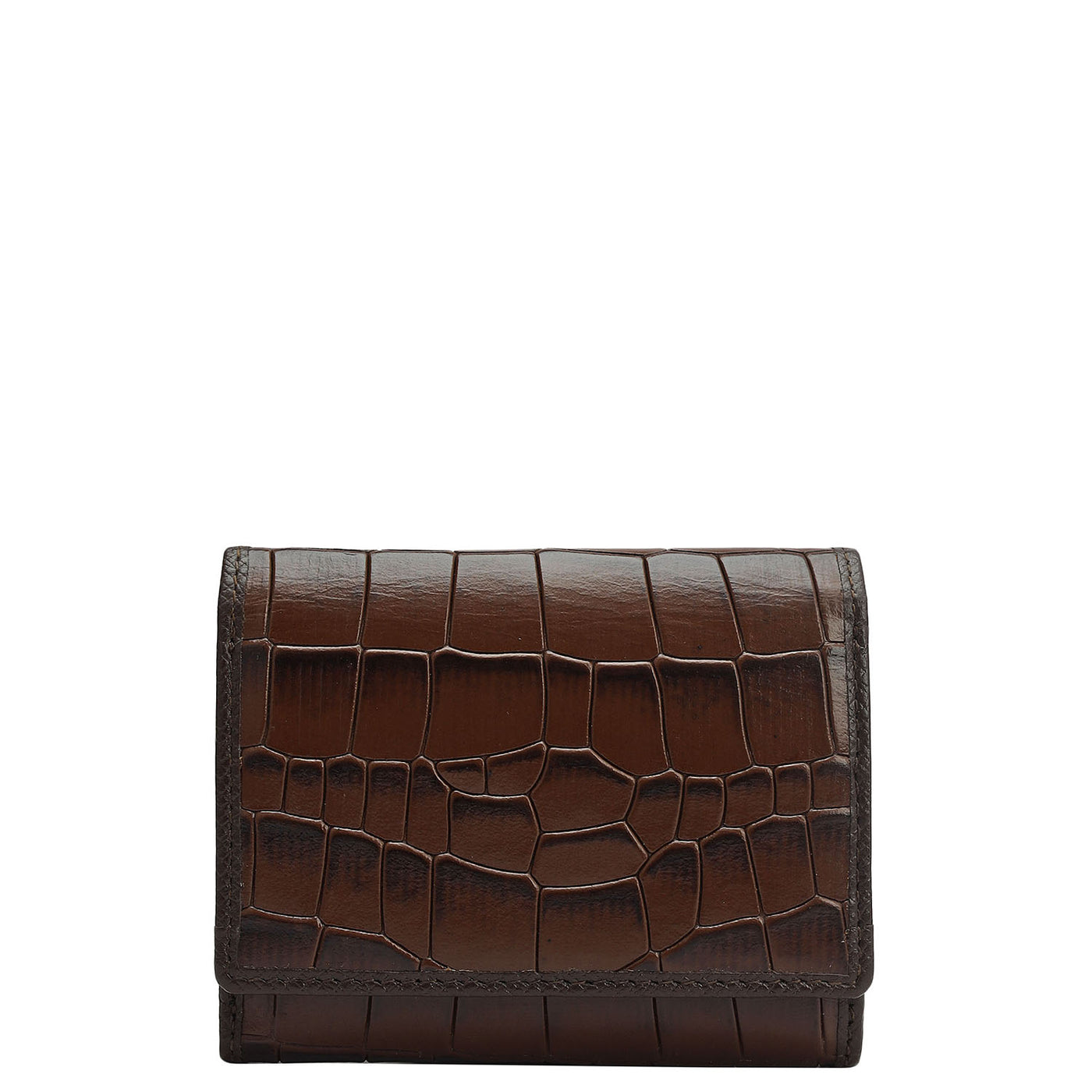 Brown Croco Mens & Ladies Wallet Gift Set