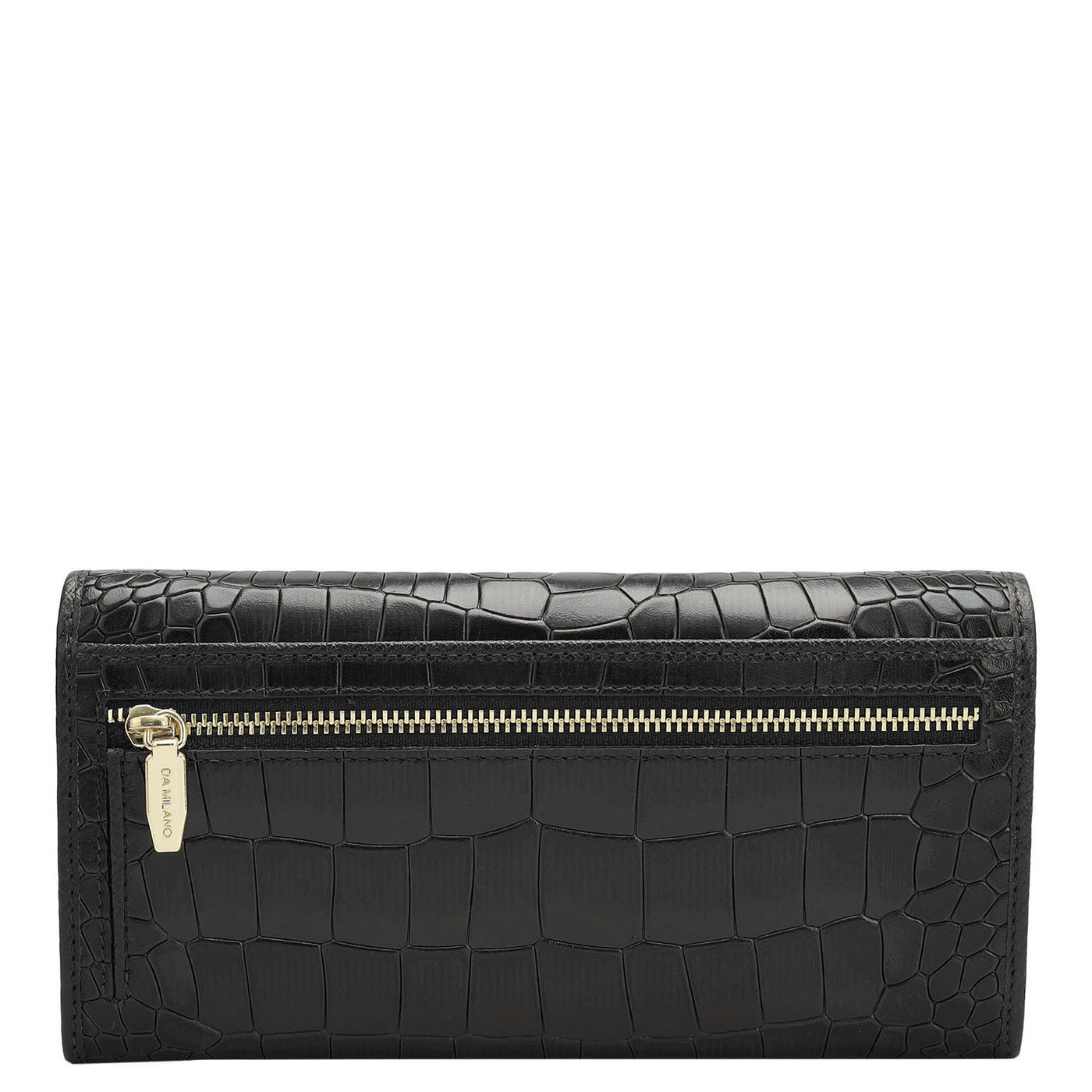 Black Croco Leather Mens & Ladies Wallet Gift Set