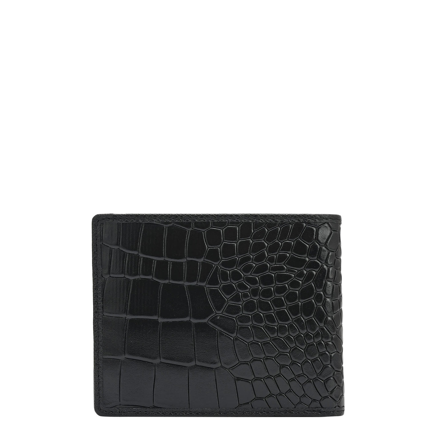 Black Croco Leather Mens & Ladies Wallet Gift Set