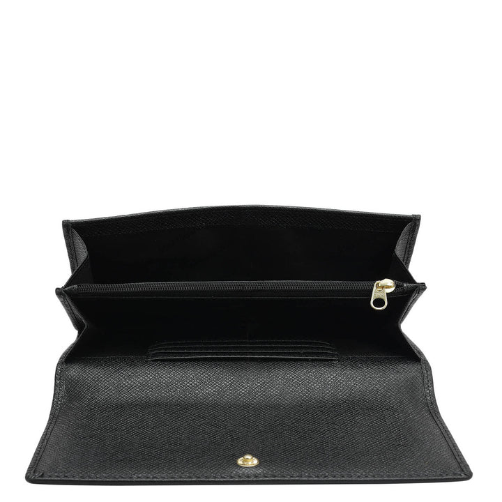 Black Croco Leather Mens & Ladies Wallet Gift Set
