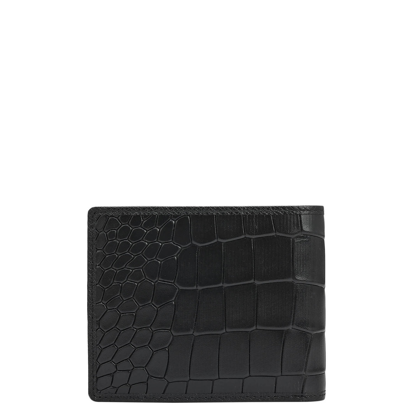 Black Croco Leather Mens & Ladies Wallet Gift Set