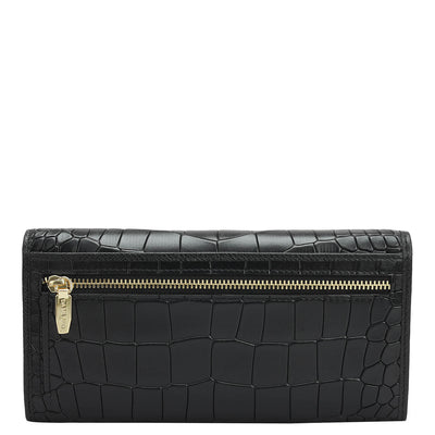 Black Croco Leather Mens & Ladies Wallet Gift Set