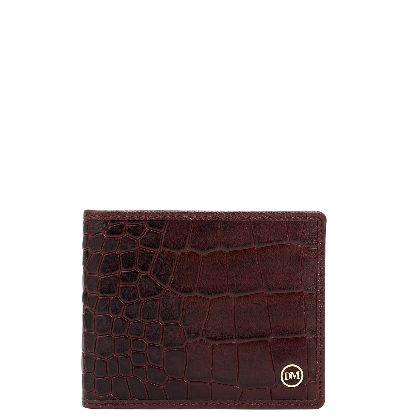 Wine  Croco Leather Mens & Ladies Wallet Gift Set