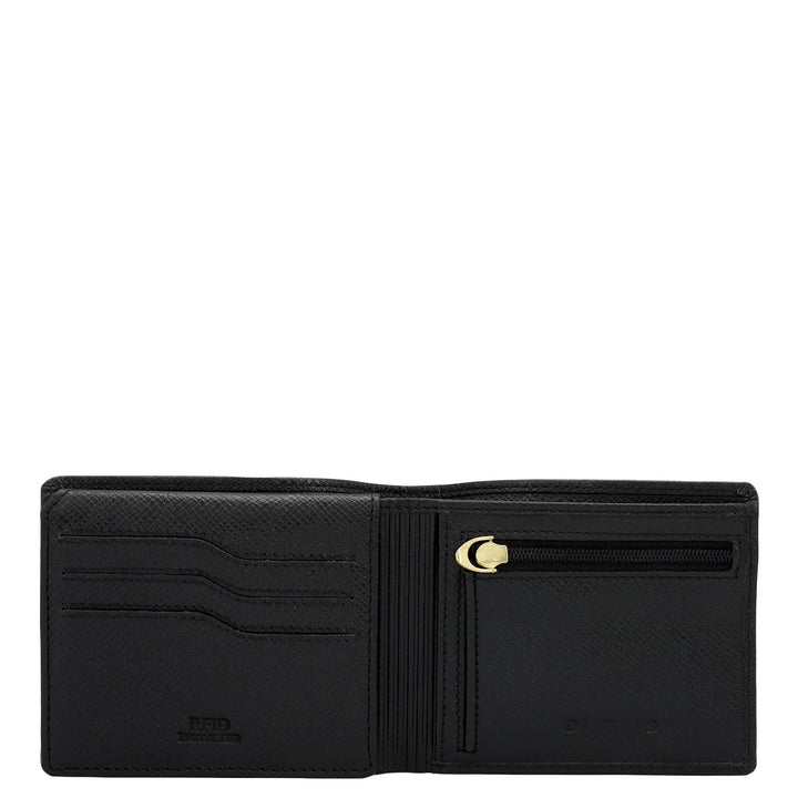Black Franzy Leather Mens & Ladies Wallet Gift Set