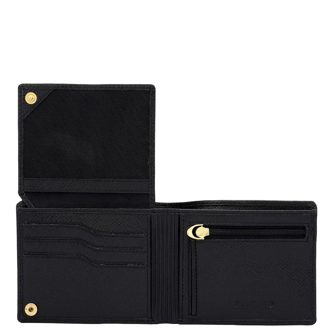 Black Franzy Leather Mens & Ladies Wallet Gift Set