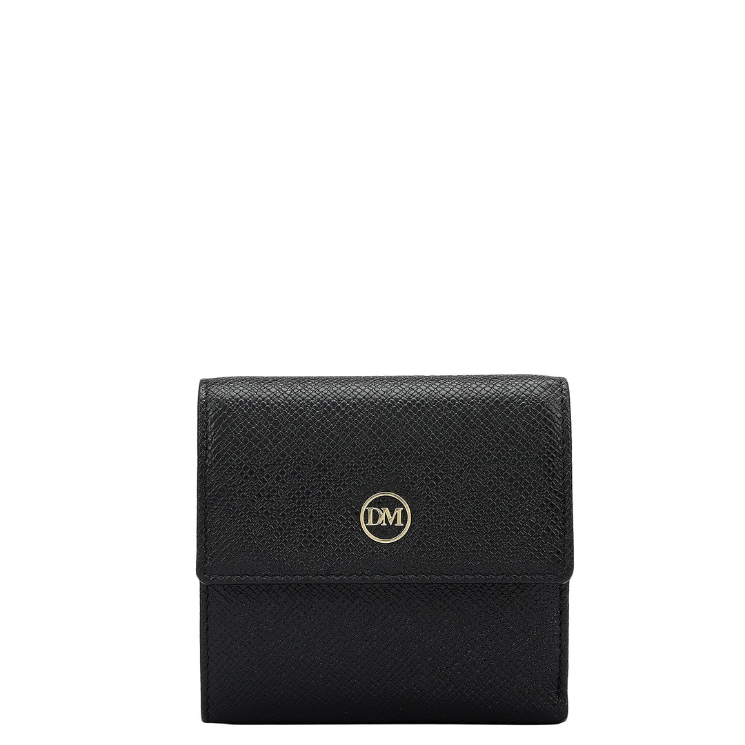 Black Franzy Leather Mens & Ladies Wallet Gift Set