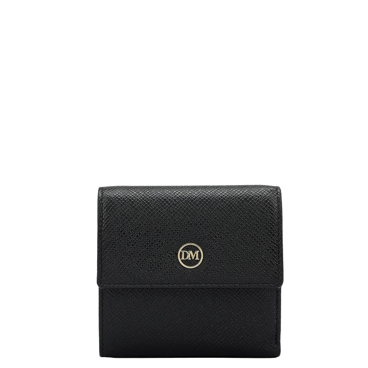 Black Franzy Leather Mens & Ladies Wallet Gift Set