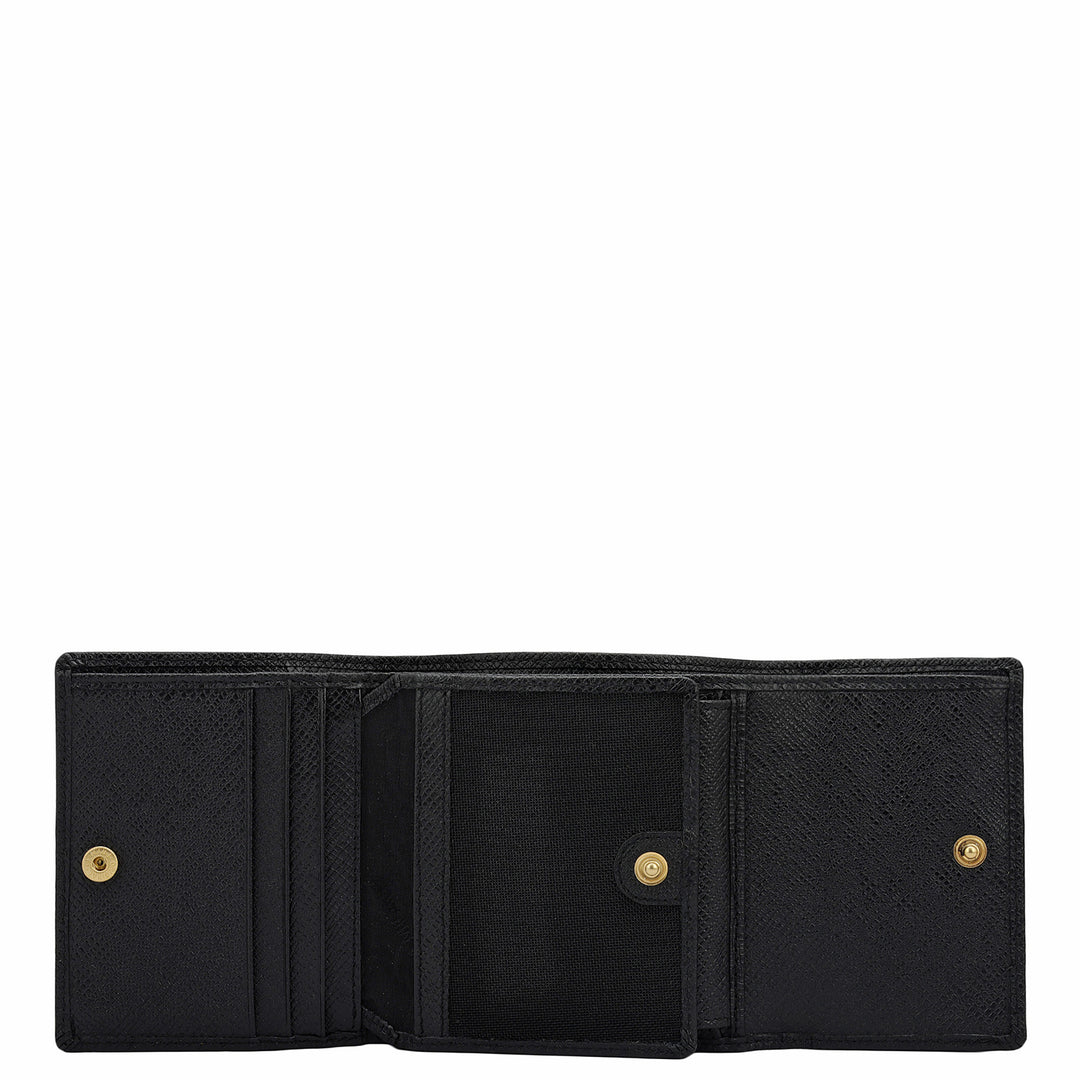 Black Franzy Leather Mens & Ladies Wallet Gift Set