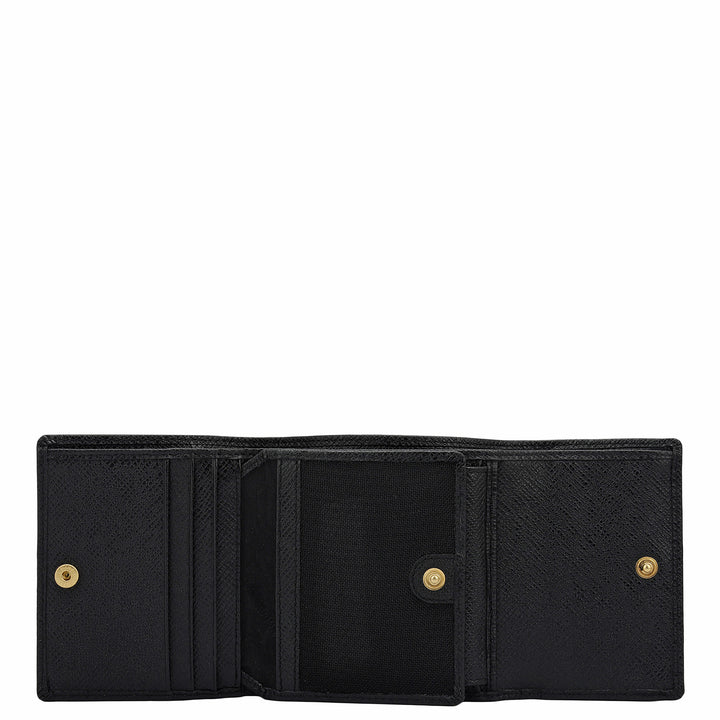 Black Franzy Leather Mens & Ladies Wallet Gift Set