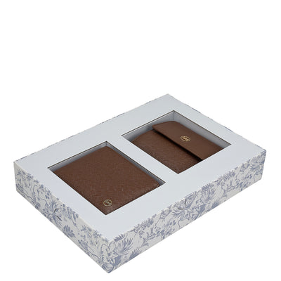 Date Franzy Leather Mens & Ladies Wallet Gift Set