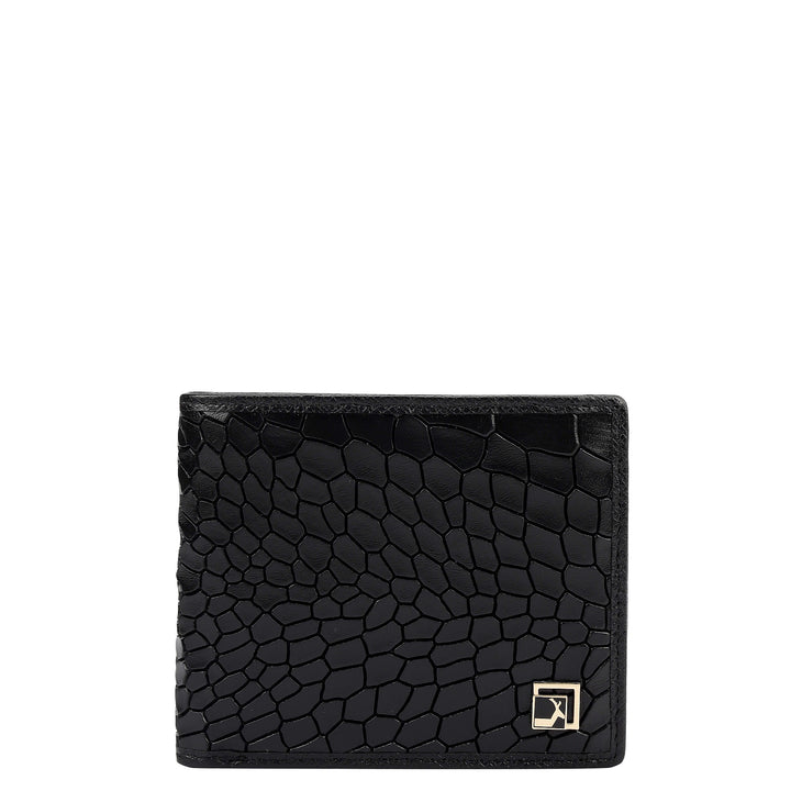Black Croco Leather Mens & Ladies Wallet Gift Set