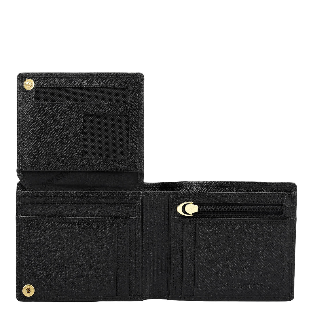 Black Croco Leather Mens & Ladies Wallet Gift Set