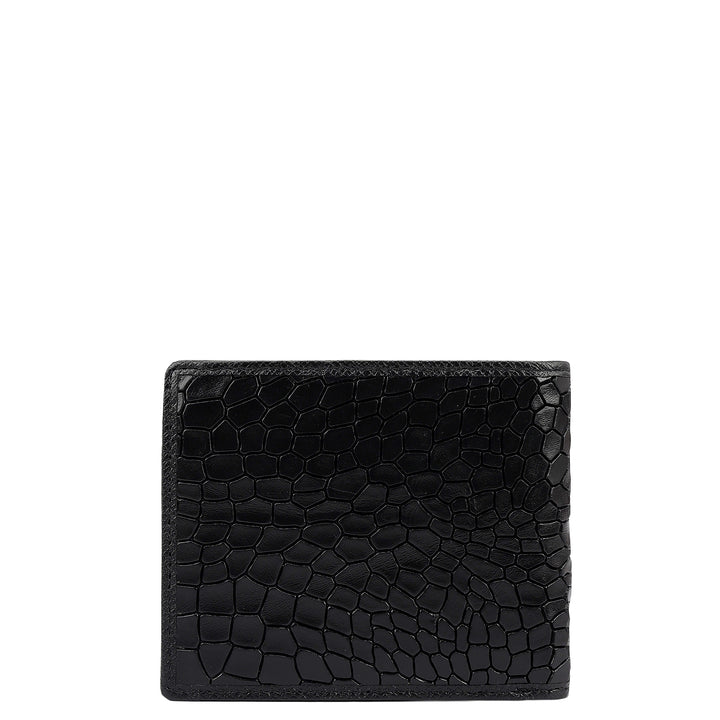 Black Croco Leather Mens & Ladies Wallet Gift Set