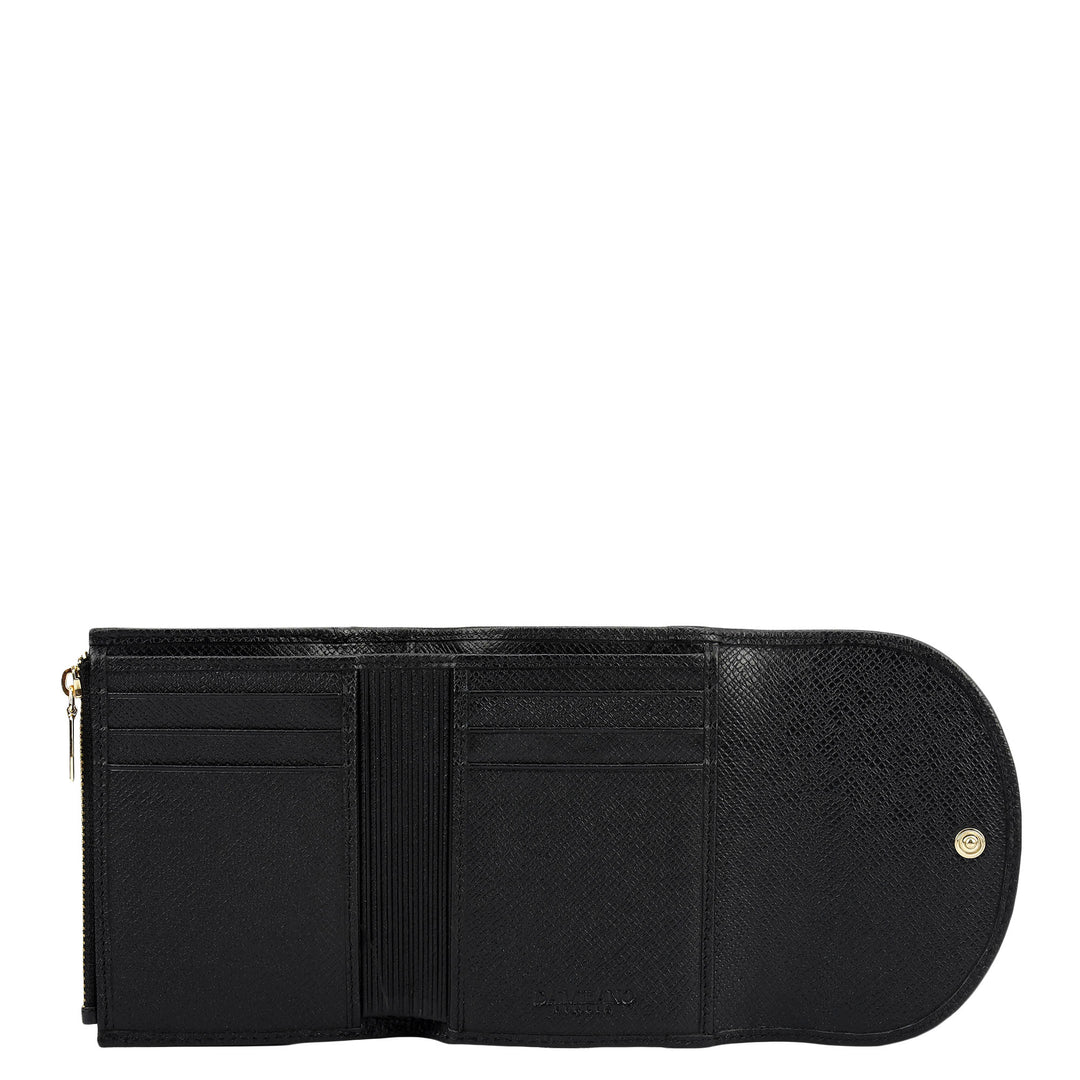 Black Croco Leather Mens & Ladies Wallet Gift Set
