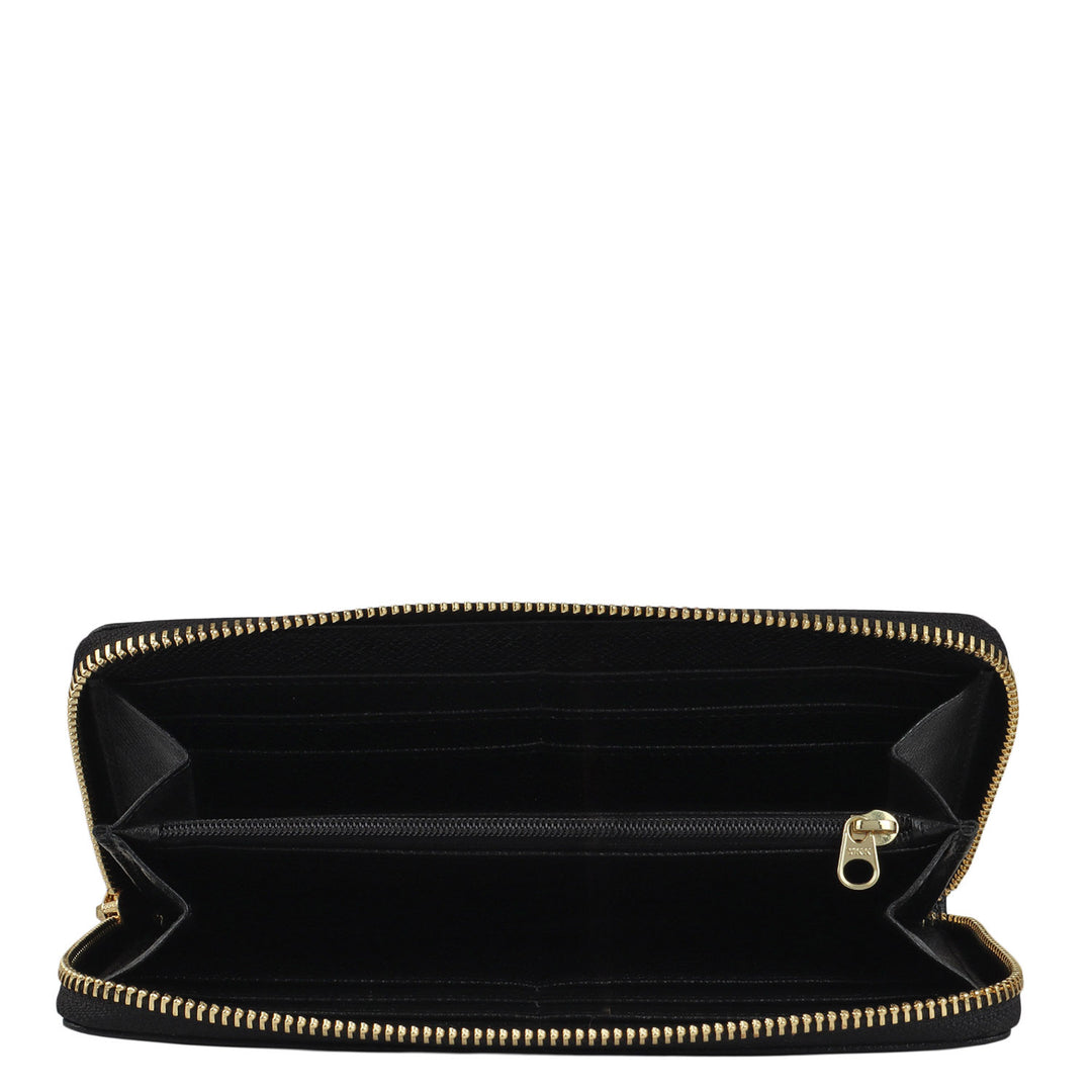 Black Croco Leather Mens & Ladies Wallet Gift Set