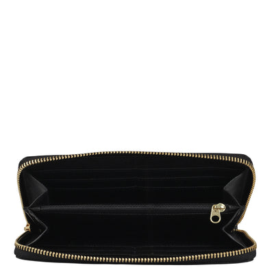 Black Croco Leather Mens & Ladies Wallet Gift Set