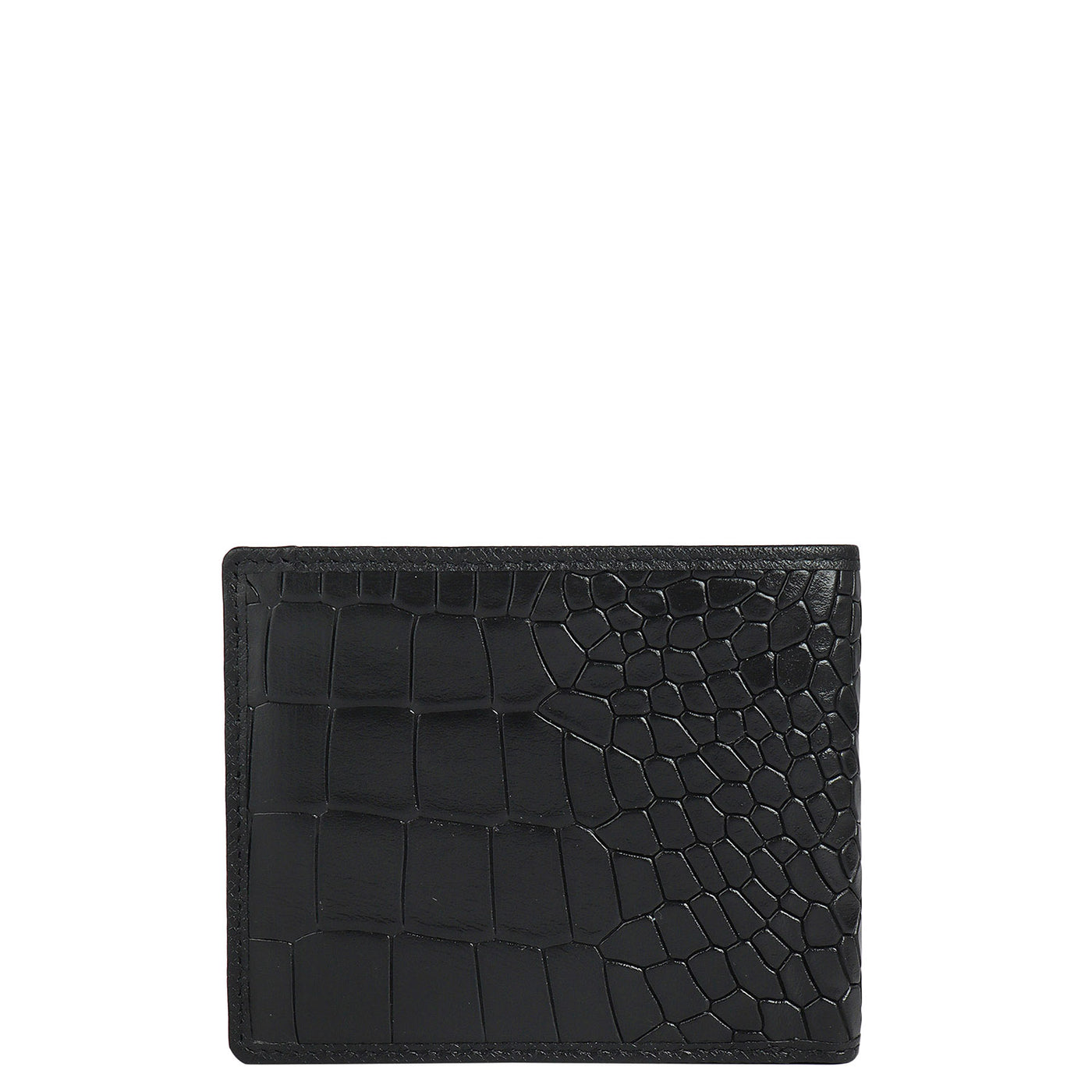 Black Croco Leather Mens & Ladies Wallet Gift Set